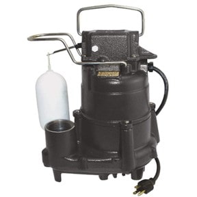 Star Water Systems S1098 Cast Iron submersible Sump Pump 0.50 Horse Power Vertical Float Submersible Sump Pump
